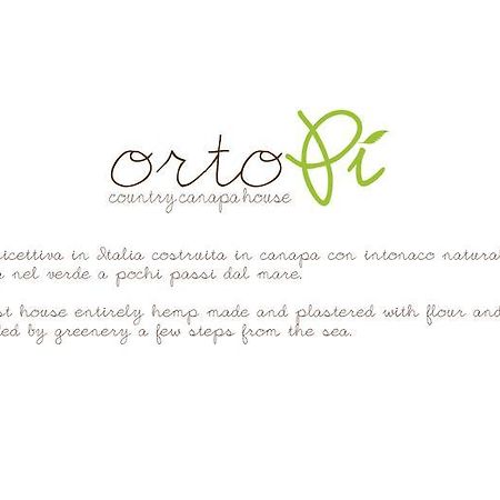 Ortopi Country Canapa House Porto Recanati Zewnętrze zdjęcie